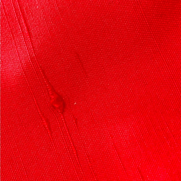 Char Vintage Red 100% Peplum Blazer - Picture 10 of 11